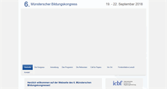 Desktop Screenshot of icbfkongress.de