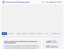 Tablet Screenshot of icbfkongress.de